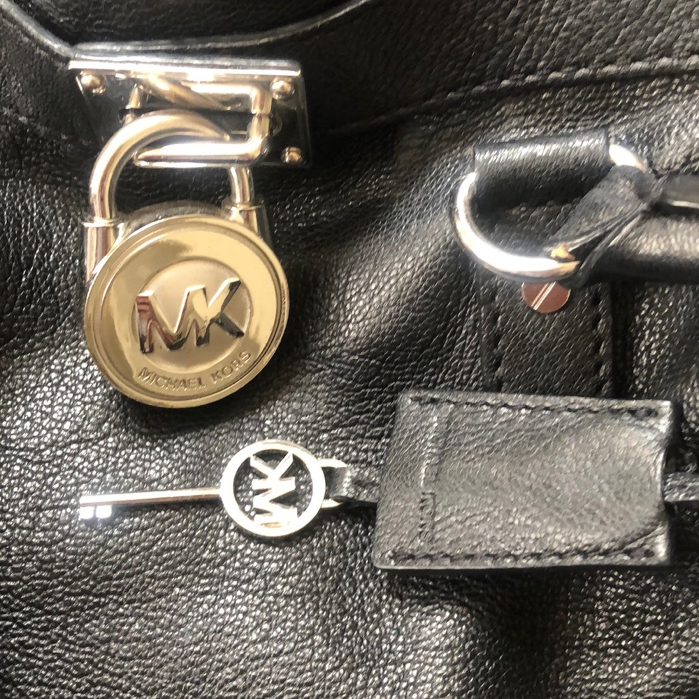 Michael Kors Leather Hamilton Satchel - Picture 8 of 8